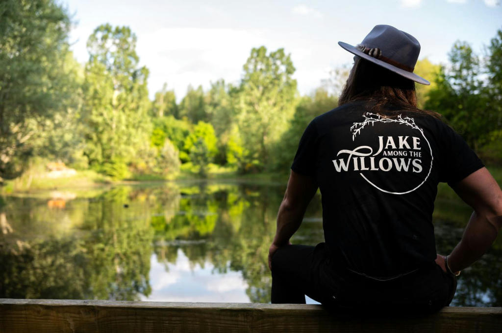 Photo of Jake among the willows